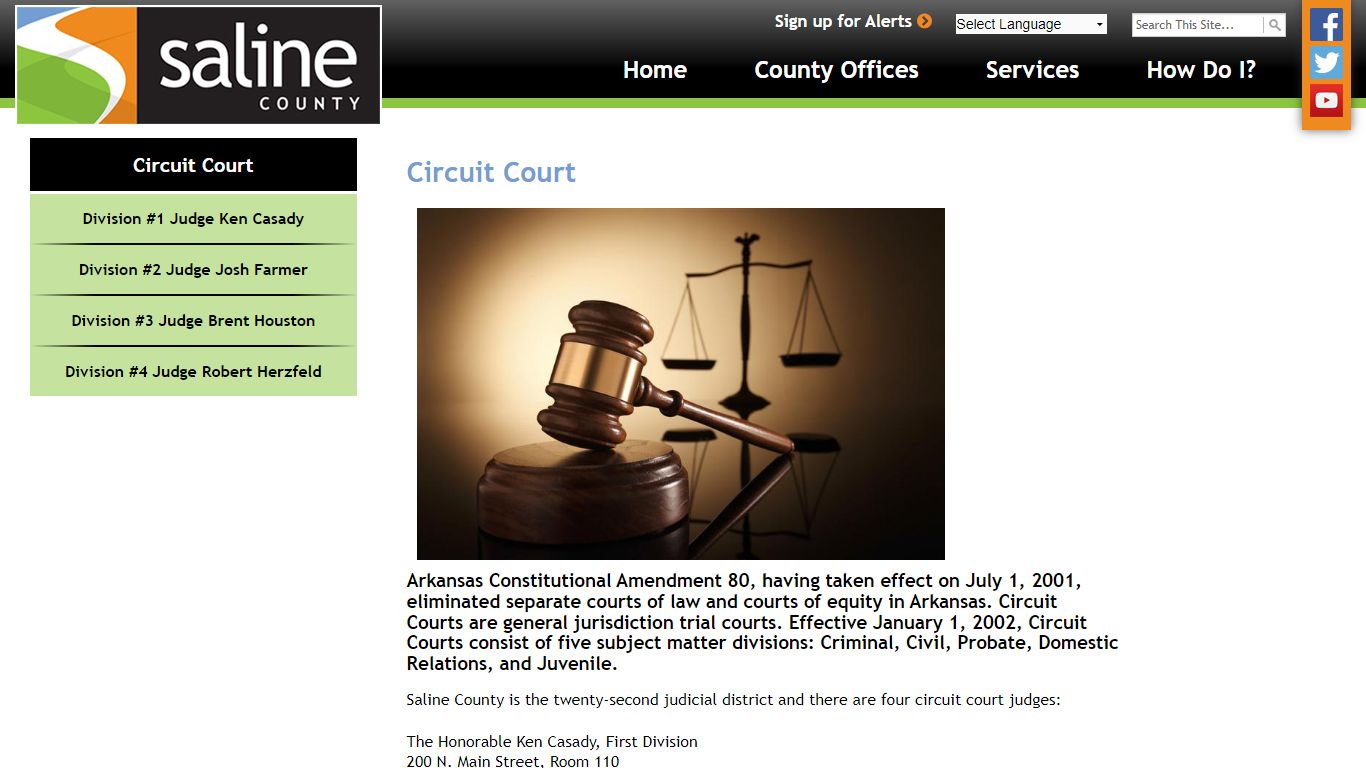 Circuit Court | Saline County Arkansas