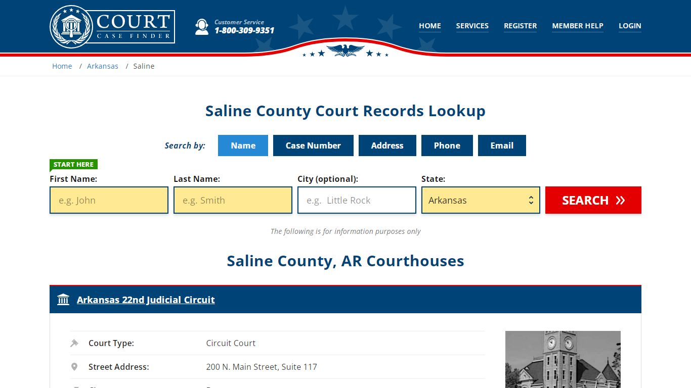 Saline County Court Records | AR Case Lookup